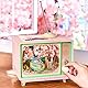 Rolife Modellbausatz Spieluhr Sakura Traumreise DIY Miniatur Haus Kit mit Kirschblüten Szene Holz Puppenhaus zur Deko für Zuhause und Bücherregal Geburtstagsgeschenk für Sie