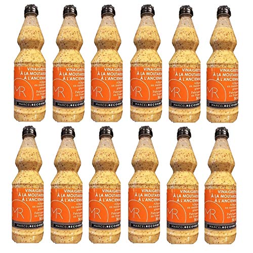 Vinaigrette à la moutarde à l'ancienne Marcel Recorbet l'excellence du terroir en 500ml