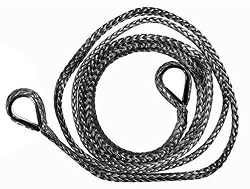 A-FUN Winch Rope Extension 3/8 Customized Length Synthetic