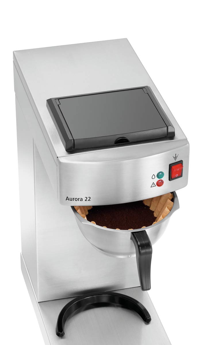 Kaffeemaschine Aurora 22 + 500 Korbfilter + 2. Pumpkanne