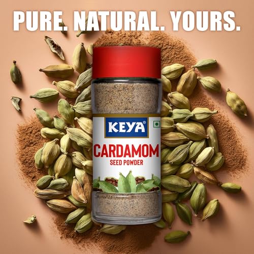 Image of Keya Cardamom Seed Powder 50gm | Only Seeds No Husk | Elaichi Powder | Exotic Spices | Aromatic, Finely Ground, Non-GMO | Ideal for Exquisite Flavoring | 50g