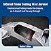 Eastwood Internal Frame Coating Aerosol | Internal chassiss Frame Rust Remover | Rust Converter and Prevention Aerosol Spray Undercoating for Vehicles |14 Oz, Black