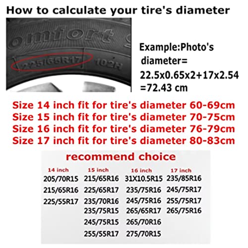 Image of Abstract Moon Spare Tire Cover Mountain Tree Waterproof Dust-Proof Universal Spare Wheel Tire Covers 15 Inch Fit for RV Trailer Truck Jeep Rv SUV Truck Camper Travel Trailer Accessories