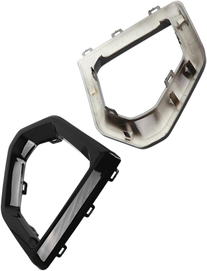 Front Bumper Fog Light Cover Fender Cover Trim, 2019-2021 Compatible with GMC Sierra 1500, 2022 1500 Limited, Front Bumper Fog Light Lamp Ring Bezels
