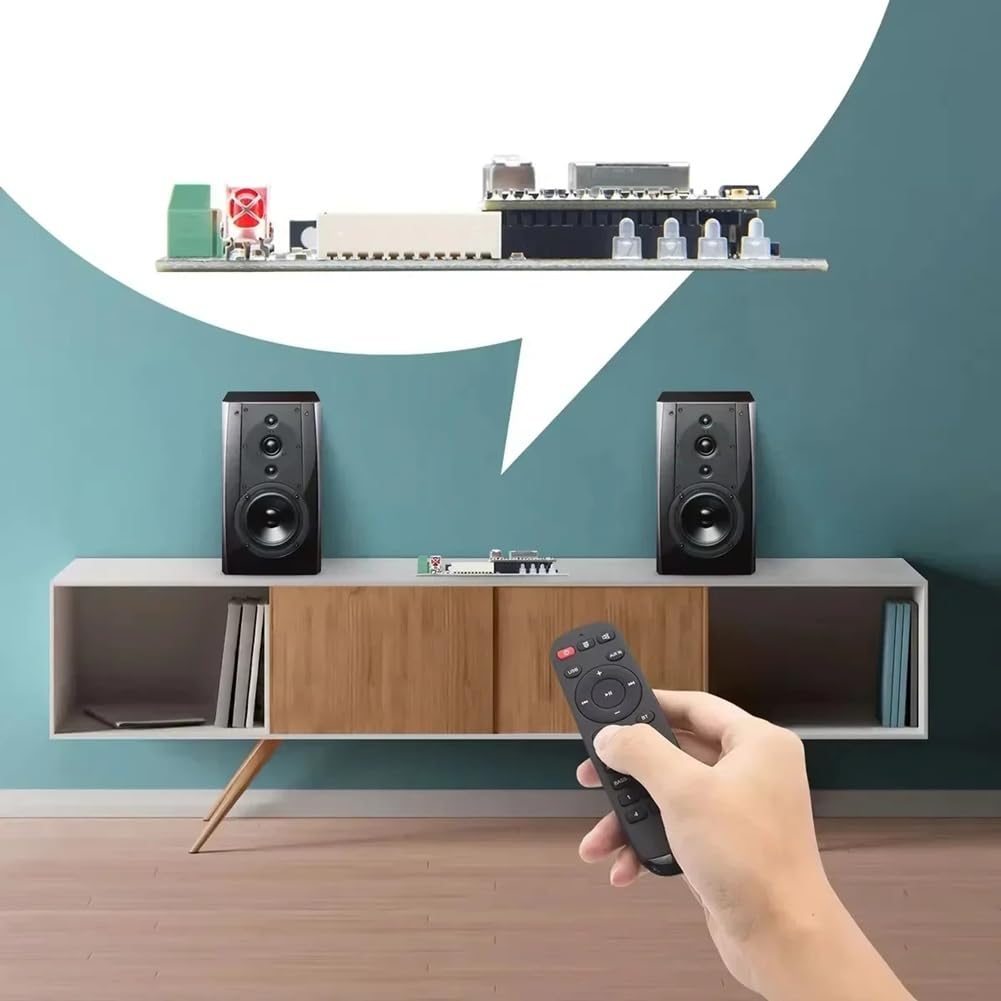 Placa de Receptor de Audio Inalámbrico D50, Módulo de Música Estéreo Bluetooth WiFi, Placa de Receptor Inalámbrico Multiroom.