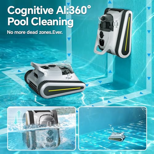 Robotic Pool Cleaner with Wall Climbing