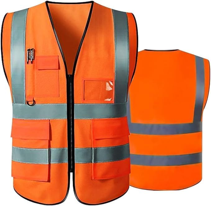 DXB Gadgets, HIvis001, Unisex, Reflective Safety Vests High Visibility