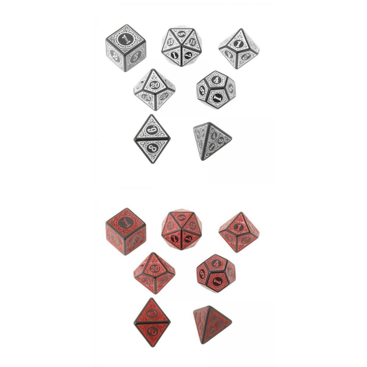 Toy Antique Acrylic Polyhedral Dice DND RPG Role Playing Game. Toys Dungeons & Dragons-image-32