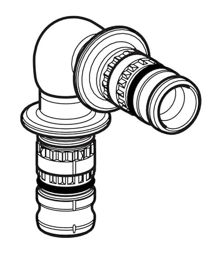 Geberit Exhaust Systems Mepla Elbow press. Interm.90g D.26
