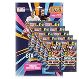 Match Attax Bundesliga Sammelkarten 2025/26 | 1x Starterpack + 10 Booster | Großes Sammelset mit über 140 Karten inkl. Limited Editions | Fußball Trading Cards Kollektion