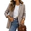 Light Brown Houndstooth