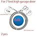 304 Stainless Steel Safety Wire Garage Door Cable 8.6FT for 7 Foot high Garage Door with Torsion Spring Garage Door Opener Extension Torsion Steel Cable 2 Pack