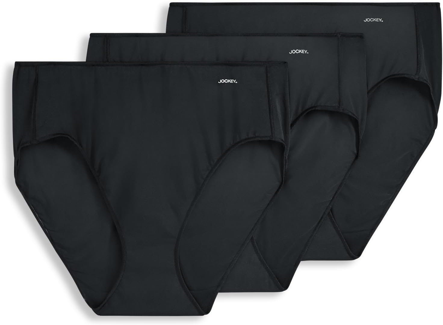 Jockey Women's Underwear No Panty Line Promise Tactel French Cut - 3 Pack