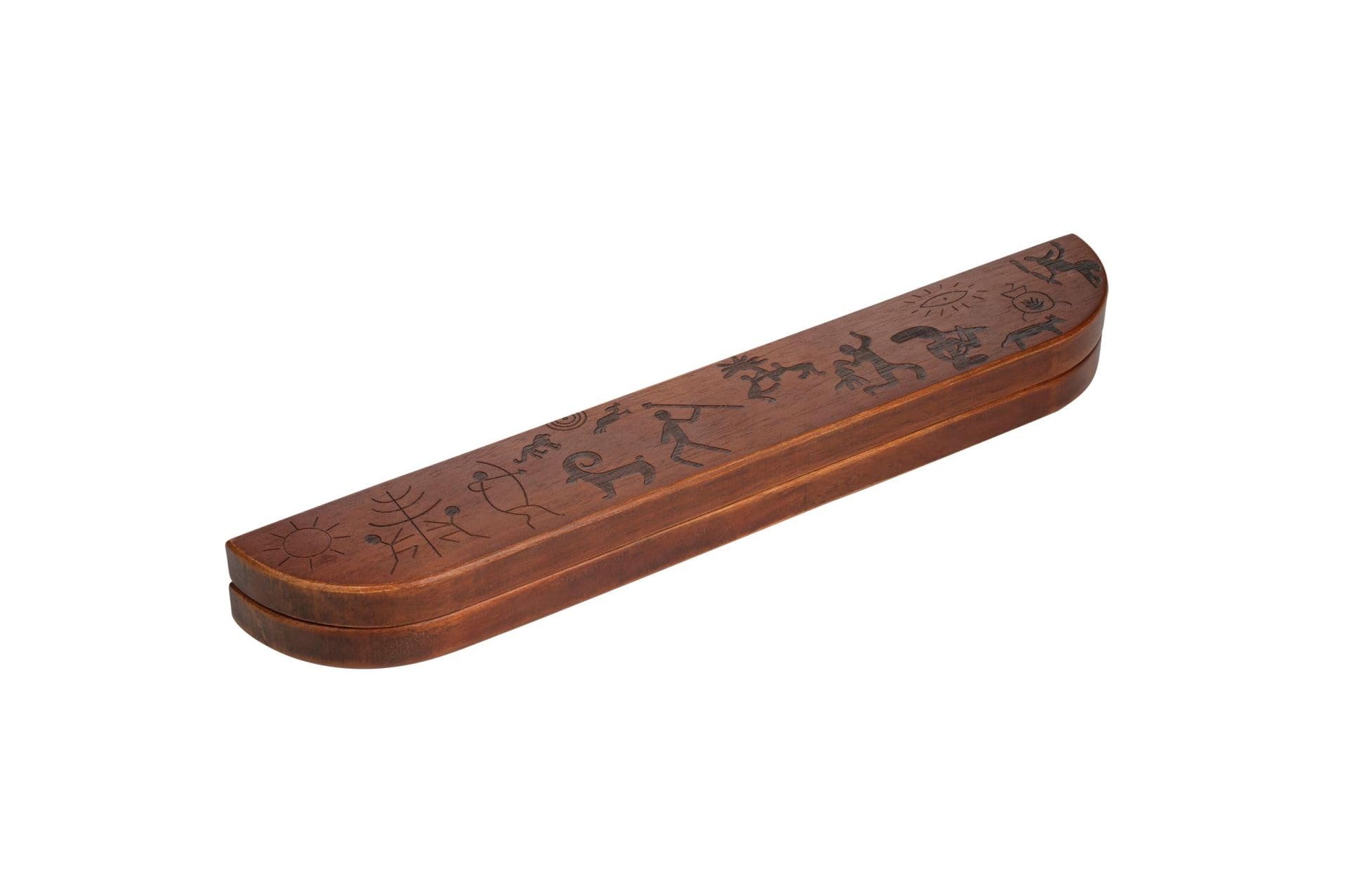 Philos Juego de mesa de madera plegable Kalaha juego familiar estratégico.