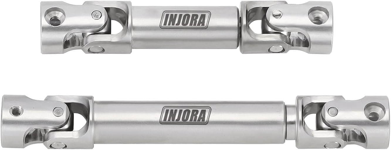 INJORA Stainless Steel Drive Shaft for 1/18 TRX4M Defender Bronco