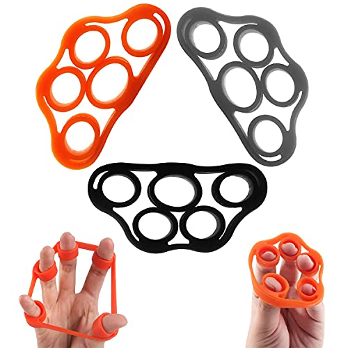 5BILLION Grip Strength Trainer(3PCS),Hand Finger Exerciser,Hand Grip Exerciser Strengthener, Hand Gripper, Forearm Hand Strength Training Grip Strengthener for Athletes