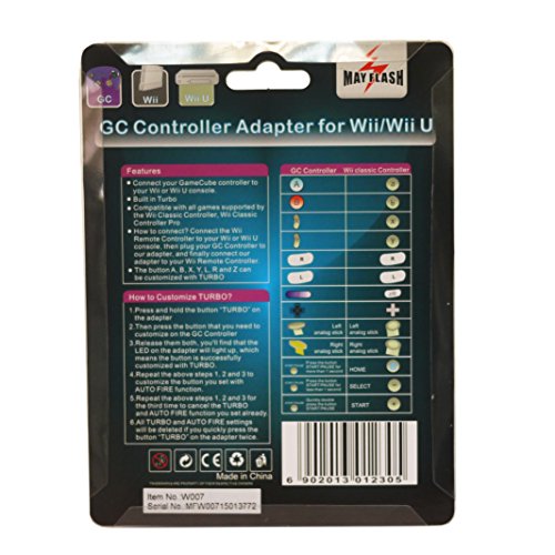 Mayflash Nintendo GameCube Controller Adapter for Wii/Wii U