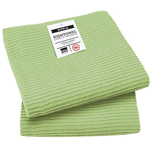 Now Designs Ripple Kitchen Towel, Set of 2, Leaf