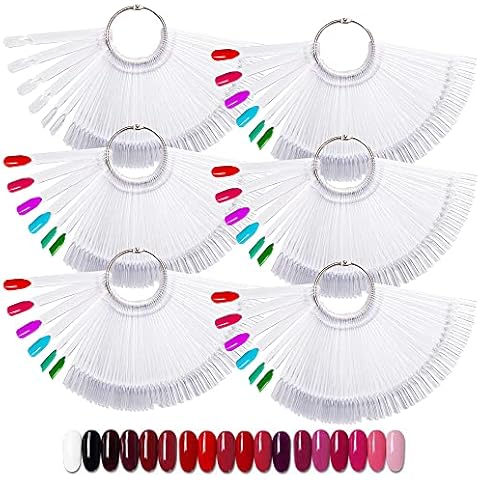 300Pcs Clear Nail Swatch Pop Sticks by BOJVESH Cover