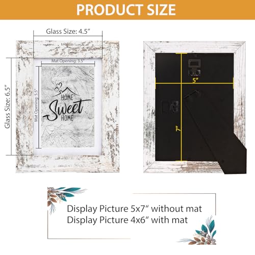 Califortree Rustic White 5X7 Picture Frame thumb #4