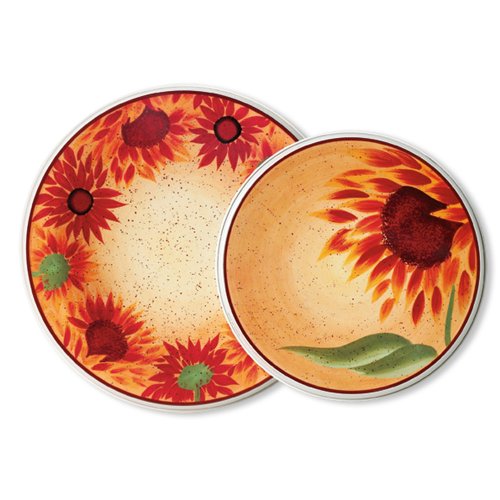 Pfaltzgraff Burner Cover Set , Evening Sun