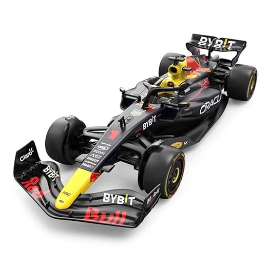 CMJ RC Cars Coche de Modelo de Metal Fundido a presi&oacute;n Red Bull F1 MMCL36 - Licencia Oficial a Escala 1/24, F&oacute;rmula 1, r&eacute;plica de exhibici&oacute;n met&aacute;lica de F1