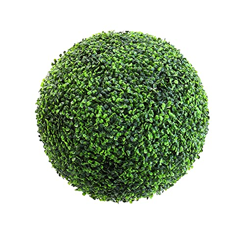 Künstliche Buchsbaum-Kugel Mit Erdspieß - UV-beständig Für Garten & Terrasse (40x60cm)