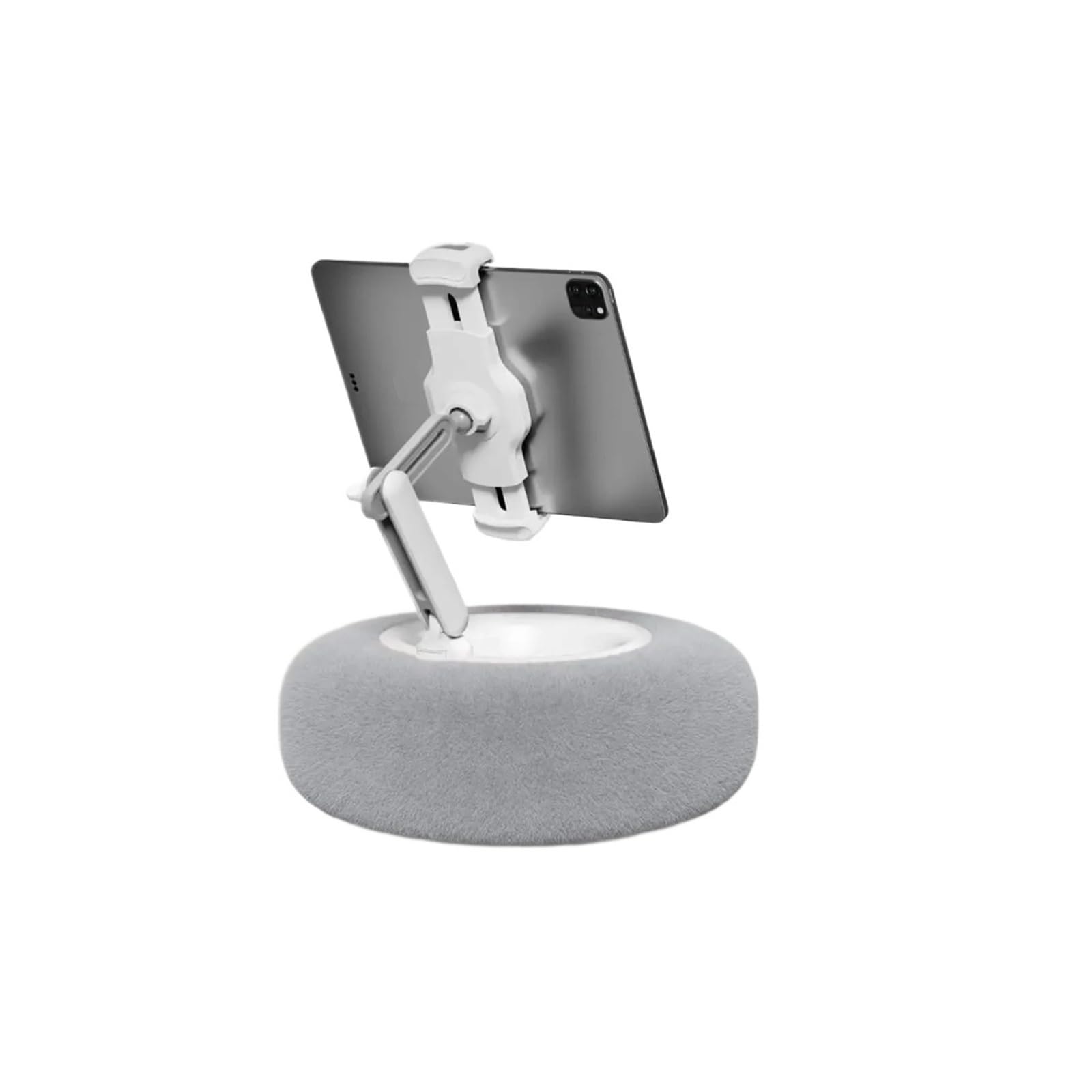 Generico Supporto da Tavolo for Tablet, Cuscino in Peluche, Supporto da scrivania, Lunghezza e angolazione Regolabili for Chat Video e visualizzazione dal Vivo