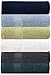 GLAMBURG Premium Cotton 6 Pack Bath Towel Set - 100% Pure Cotton - Multicolor Pack - 6 Bath Towels 27x54 - Ideal for Everyday use - Ultra Soft & Highly Absorbent