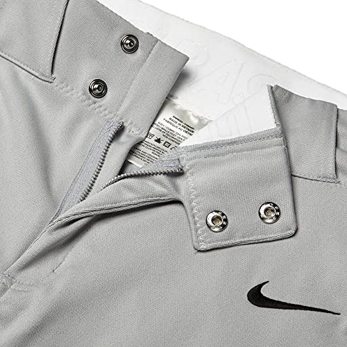Nike Vapor Select Piped Mens Baseball Pants, Gray/Black, XL