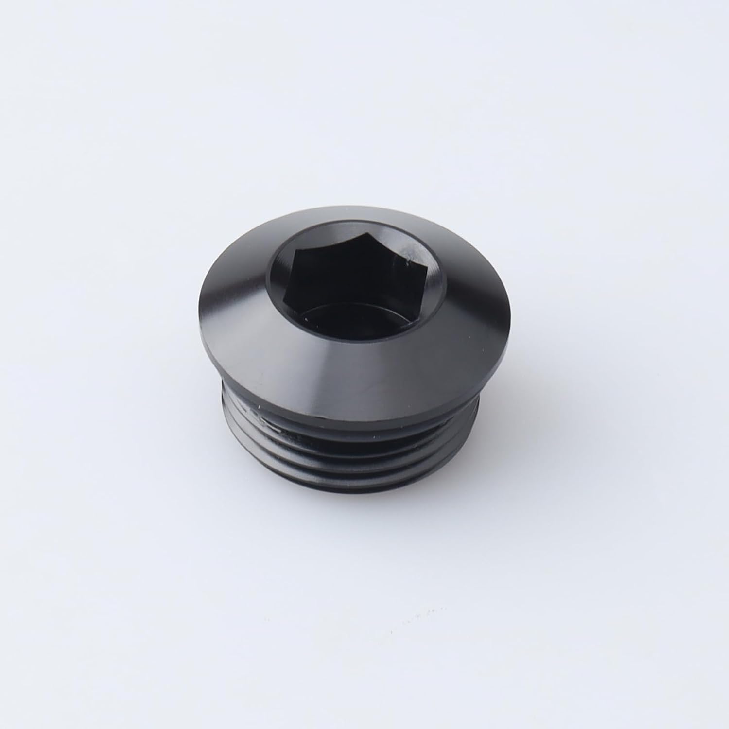 AC PERFORMANCE -10 AN Male Hex Head Socket ORB Port Plug Fitting Aluminum Black