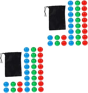 TOYANDONA Pong Balls 60 pcs Probability Ball Kid Toy Bingo Calling Balls Probability Learning Ball Pool Ball Toddler