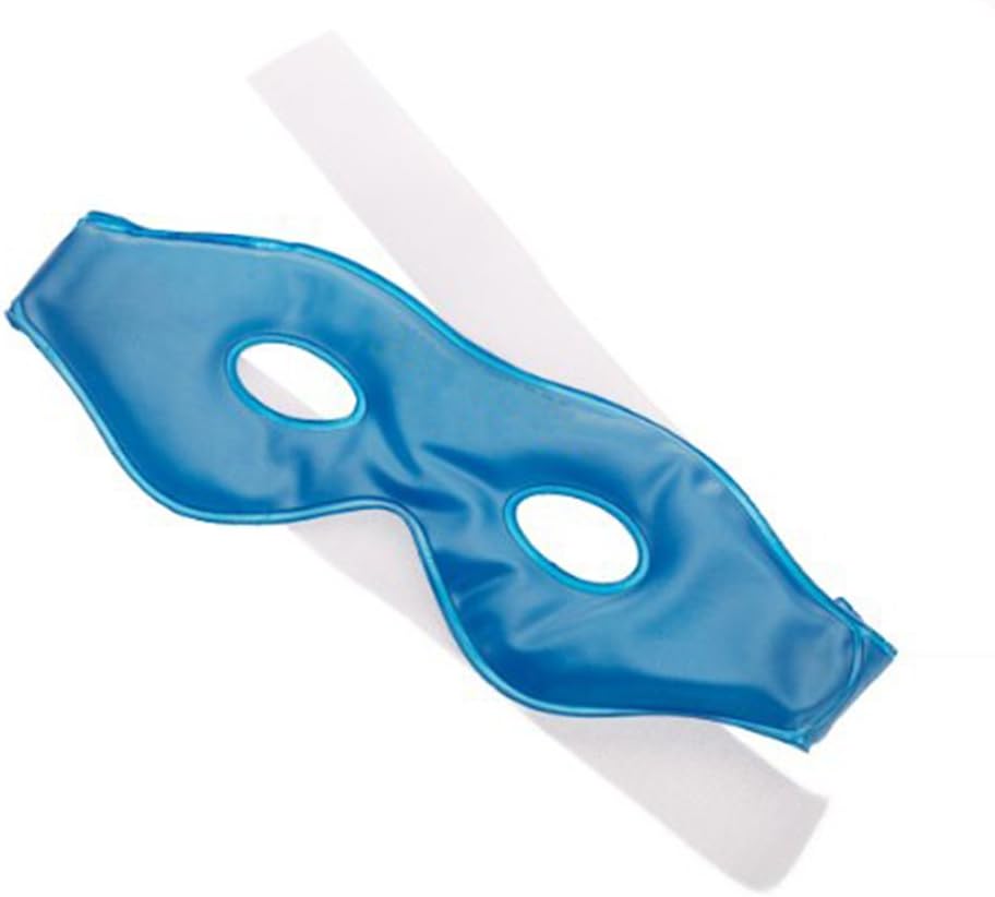 Cool Or Warm Gel Eye Mask /W Clear Pouch