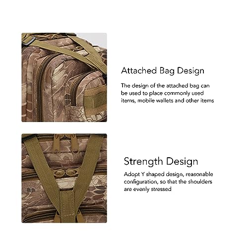 Mochila de senderismo camuflaje resistente al agua miniatura 6