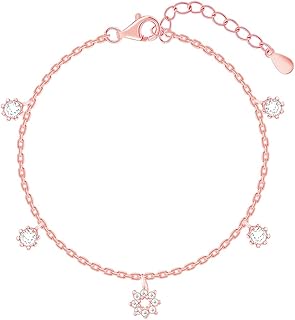 925-Silver-Anushka-Sharma-Rose-Gold-Flower-Charm-Bracelet-Adjustable-Rakhi-Raksh