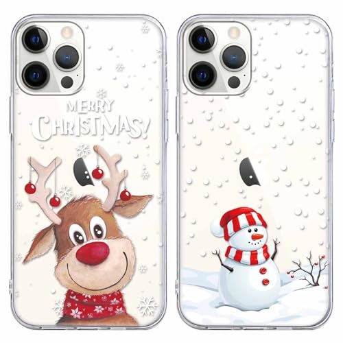 Yoedge 2 Pezzi Natale Cover Bracciale per Huawei P30 6,1 con Catena