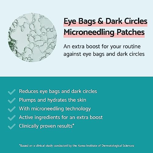 Remescar Eye Bags & Dark Circles Microneedling Patches 17mg x 2, Anti-Aging Treatment for Puffy Eyes - Image 2
