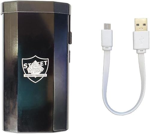 Miniatura 2 de Streetwise 3-N-1 Stun Gun Linterna y banco de energía 28,000,000* para autodefensa y carga de teléfono celular