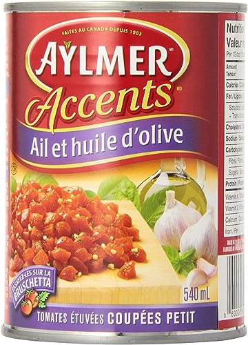 Aylmer Accents Tomates, Ajo y Aceite de Oliva 540 ml miniatura 4
