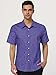 uxcell Men's Polka Dots Printed Dress Short Sleeves Button Down Shirt