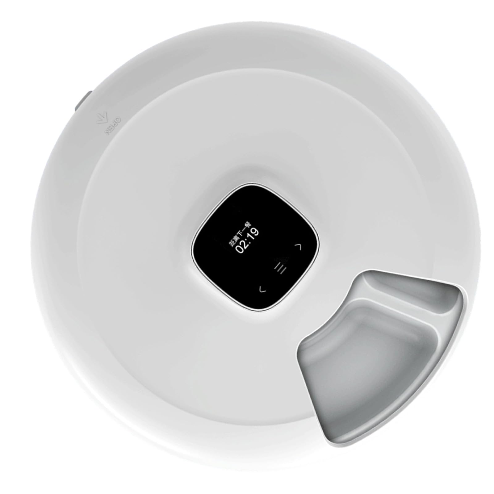 Distributore automatico di cibo per gatti, timer, dosatore di cibo personalizzabile, con 6 scomparti per snack e dolcetti, per il controllo delle porzioni, mangiatoia per gatti