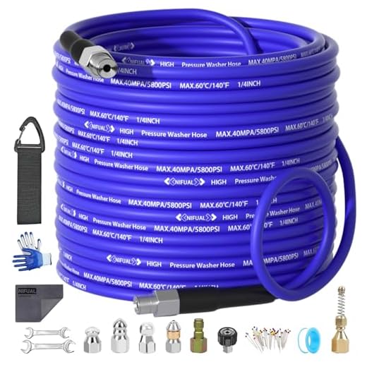 100FT Sewer Jetter Kit for Washers