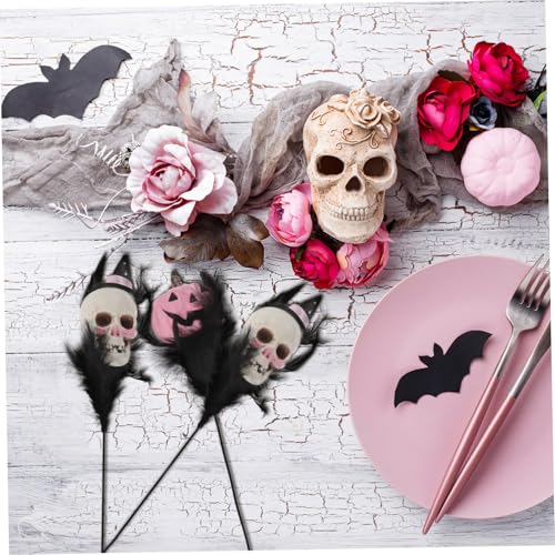 Tiges Décorations Halloween Effrayant Floral pour Vases Centre Table - 8