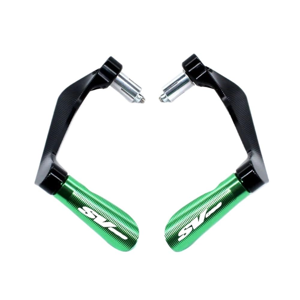 Wgruklbd Green For Suzuki Sv650 Sv650s Sv 650 650S 650X Sv650x Gladius Motorcycle Cnc Handlebar Grips Guard Brake Clutch Levers Protector Handlebars Protector