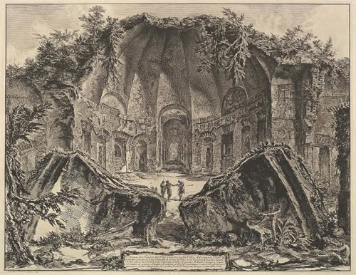 Lienzo de los restos de Canopo en Villa Adriana para solucionar paredes vacías