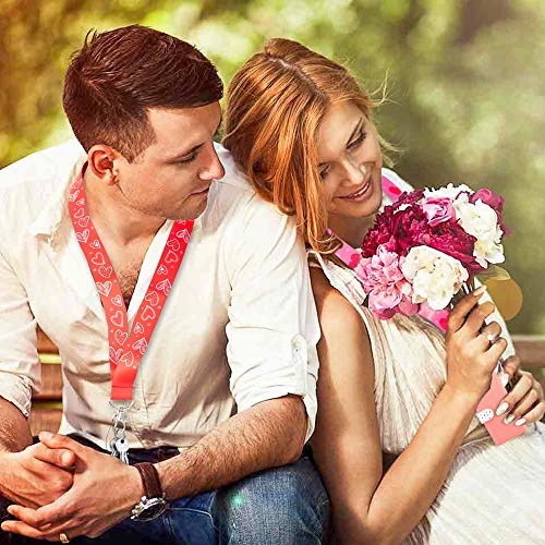 WATINC-6-Pack-Valentine-Lanyards-for-ID-Name-Tag-Badge-Holders-Flat-Hall-Pass-Lanyards-for-Students-with-Stainless-Swivel-Hook-Neck-Office-Cruise-Lanyard-AccessoriesValentine-GiftGift-for-kids