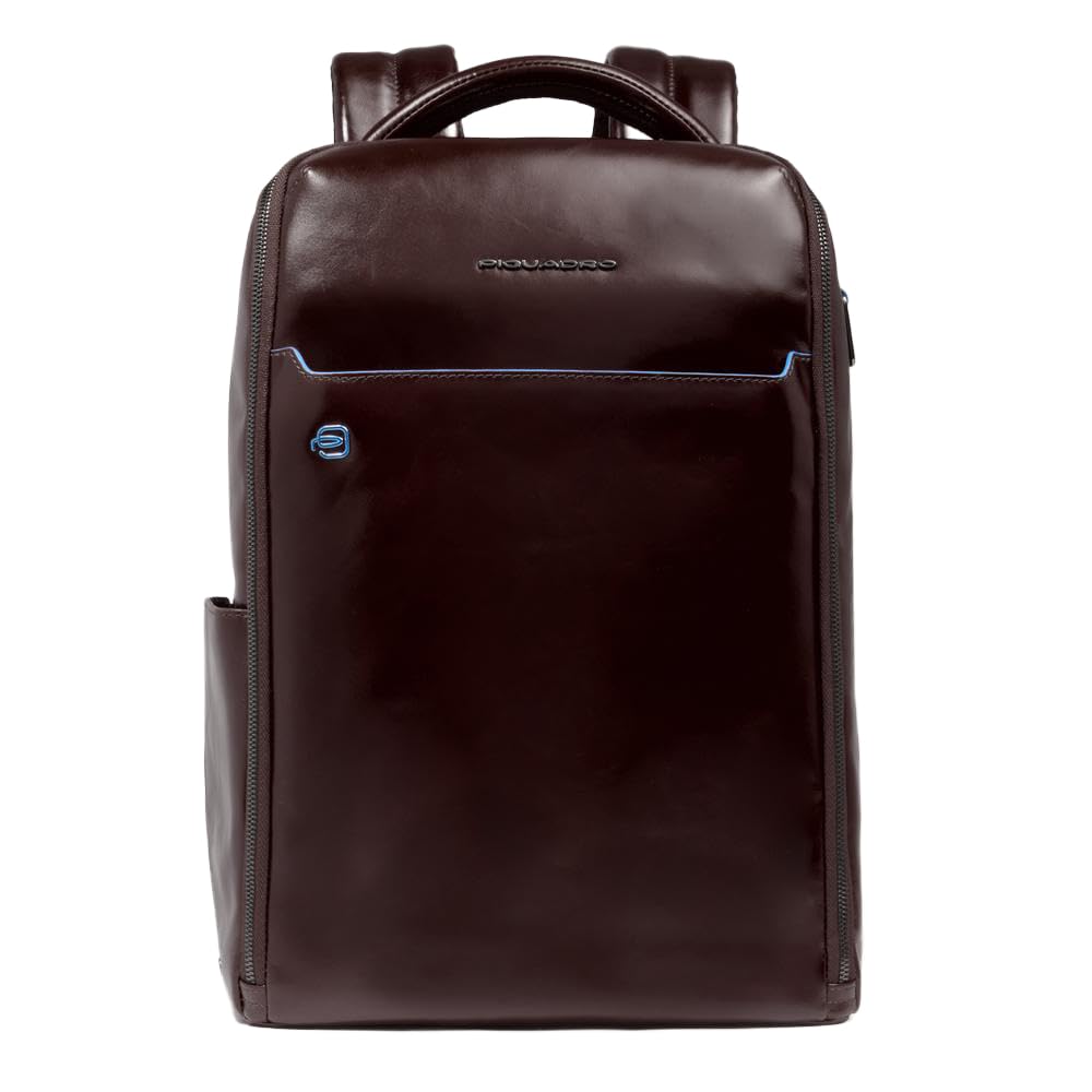 PIQUADRO – Zaino Fast-Check Porta PC 14" – Pelle Premium – Uomo