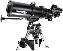 TELESCOPIO EQUATORIAL REFRATOR COM TRIPE E ACESSORIOS - 400X80MM, BT400-80EQ