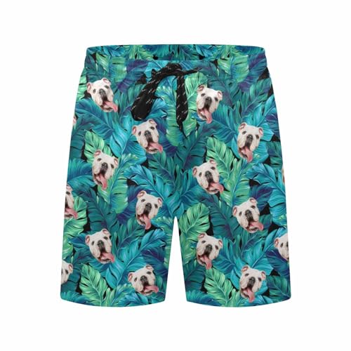 Custom Swim Trunks for Men Personalized Swim Beach Shorts with Mesh Lining Customized Board Shorts3