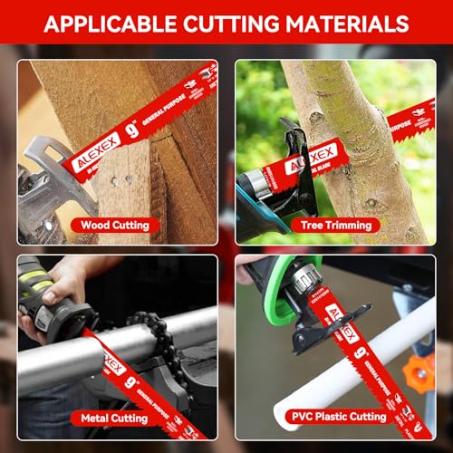 ALEXEX Reciprocating Saw Blades for Nail-Embedded Wood